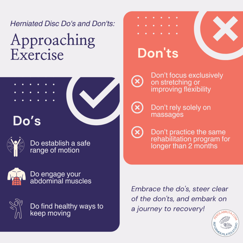 Herniated Disc dos and donts